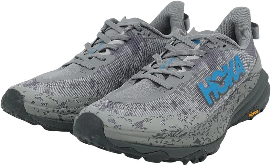 Кроссовки HOKA для мужчин Speedgoat 6, серый/синий — фото 3
