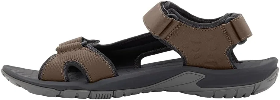 Мужские треккинговые и походные сандалии Jack Wolfskin Lakewood Cruise, Cold Coffee — фото 2