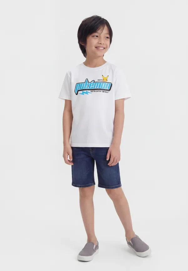 Футболка Nkmmile pokemon print t-shirt Name It, ярко-белый