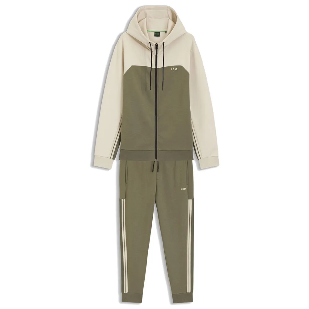 Толстовка BOSS Colorblock 10256713, бежевый