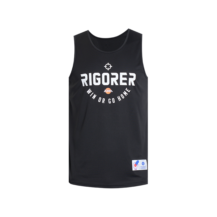 

Баскетбольная майка Unisex RIGORER, Чистый черный