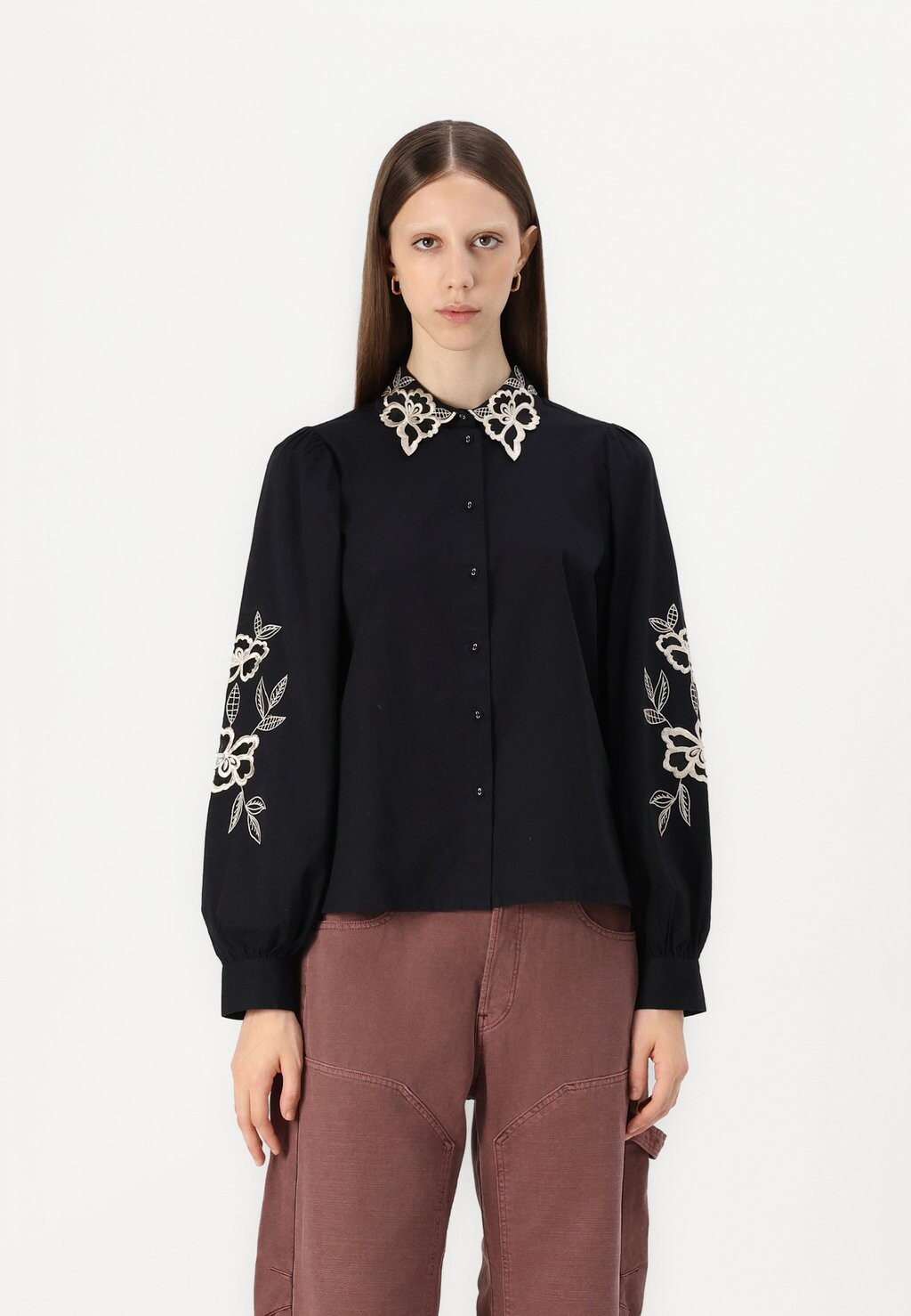

Блузка на пуговицах YASSYMELLE SHIRT YAS, черный