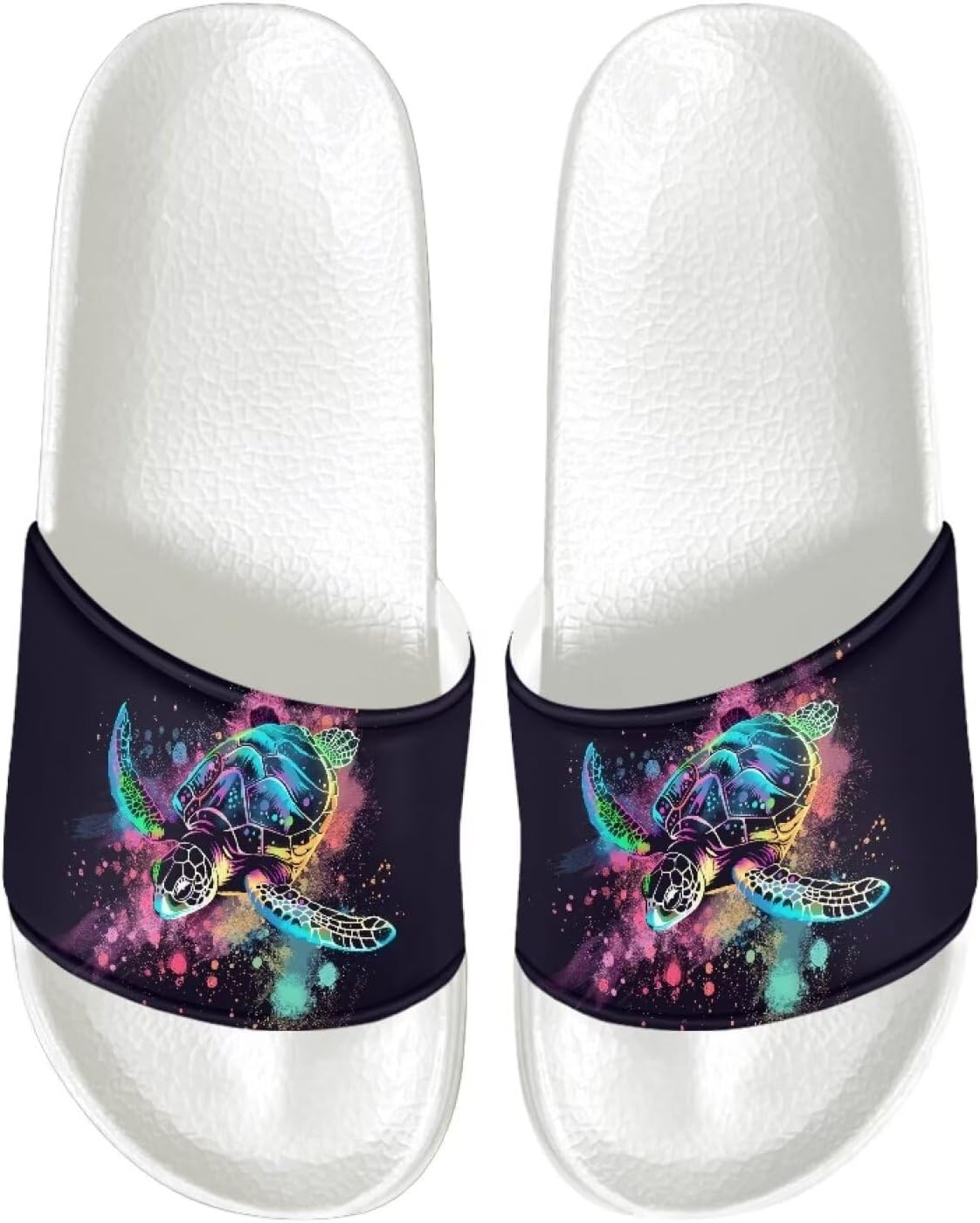 

Тапочки для женщин и мужчин, нескользящие, быстро сохнущие, для душа, сандалии для ванной Judentidos, Sea Turtle