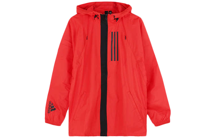 Adidas Куртка мужская ярко-розовая флуоресцентная, Bright Pink Red Fluorescent — фото 2
