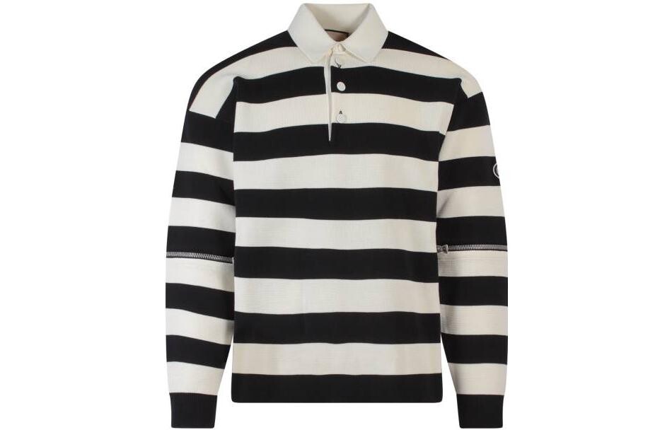 

Мужская рубашка поло GUCCI, цвет Black/White
