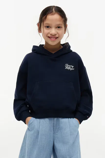 Худи детское с капюшоном Tommy Hilfiger, синий