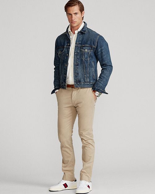 Джинсовая куртка дальнобойщика Polo Ralph Lauren, цвет Blue — фото 2