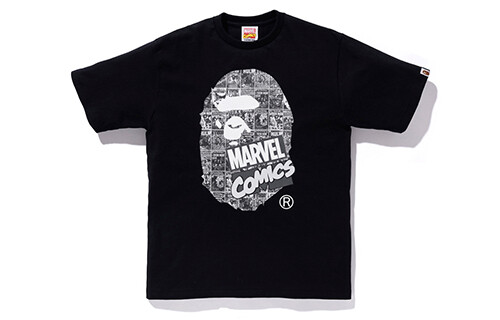 

Футболка Marvel X Bape унисекс A Bathing Ape