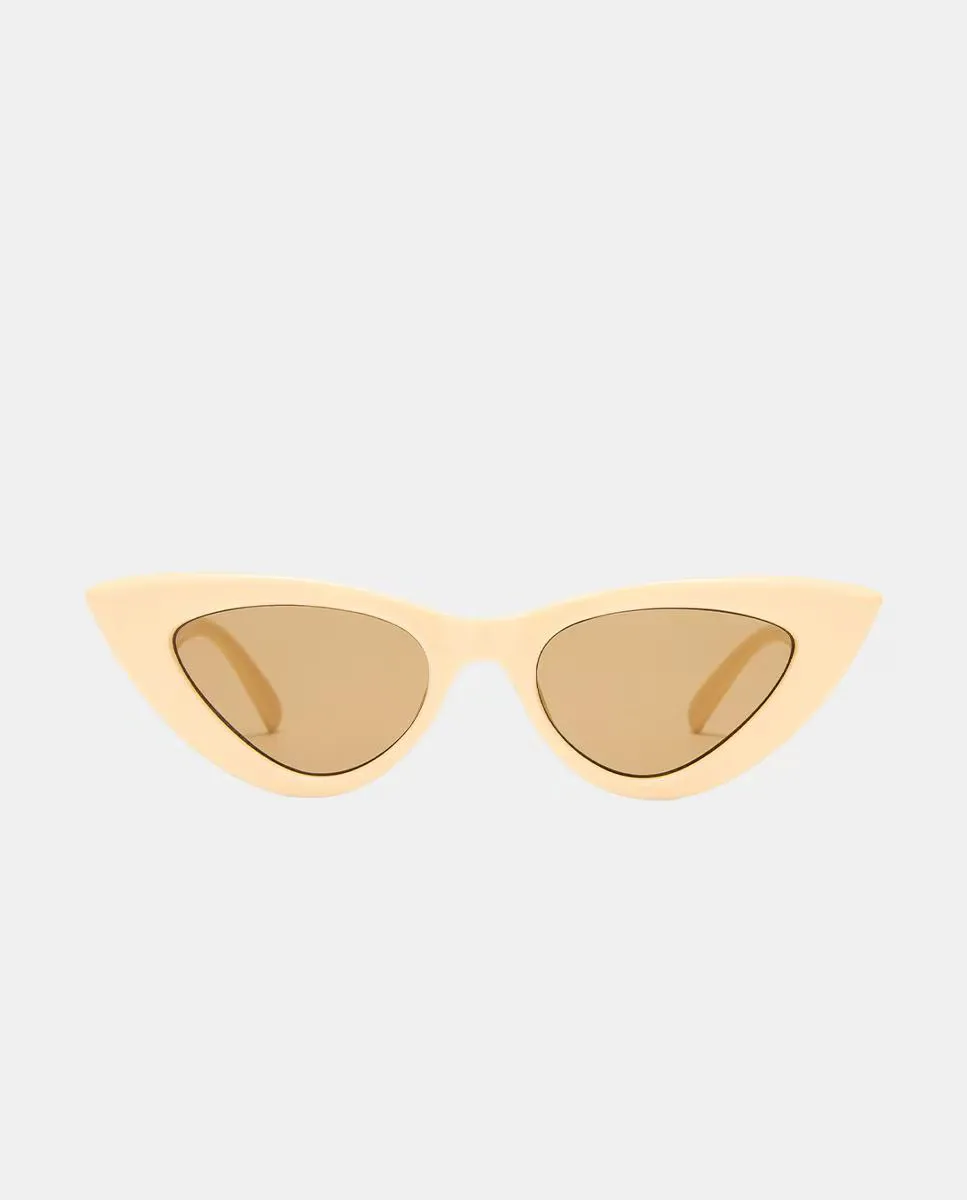 

Женские солнцезащитные очки «кошачий глаз» из тритана Le Specs, цвет Nude