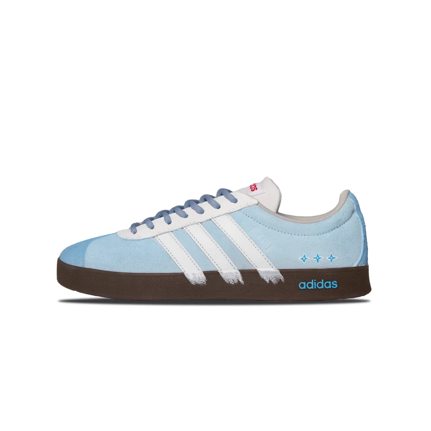 

VL COURT 2.0 light blue xingji скейтборд обувь unisex белый Adidas, синий