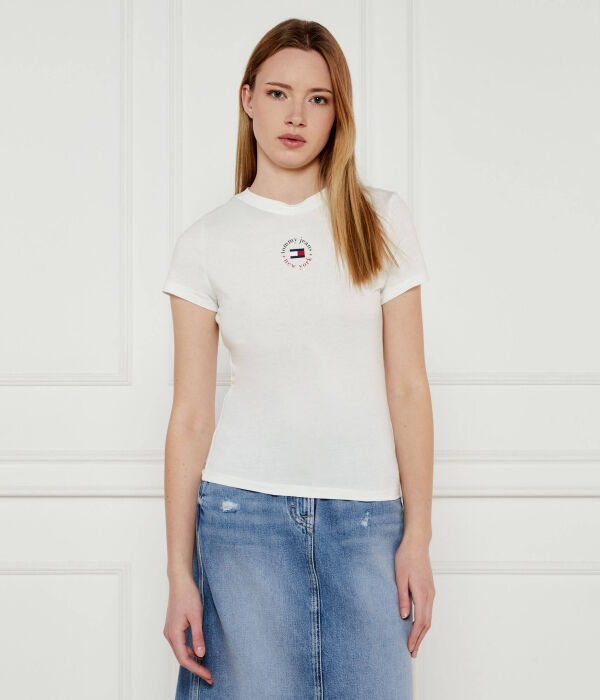 

Футболки Slim fit Tommy Jeans, экрю