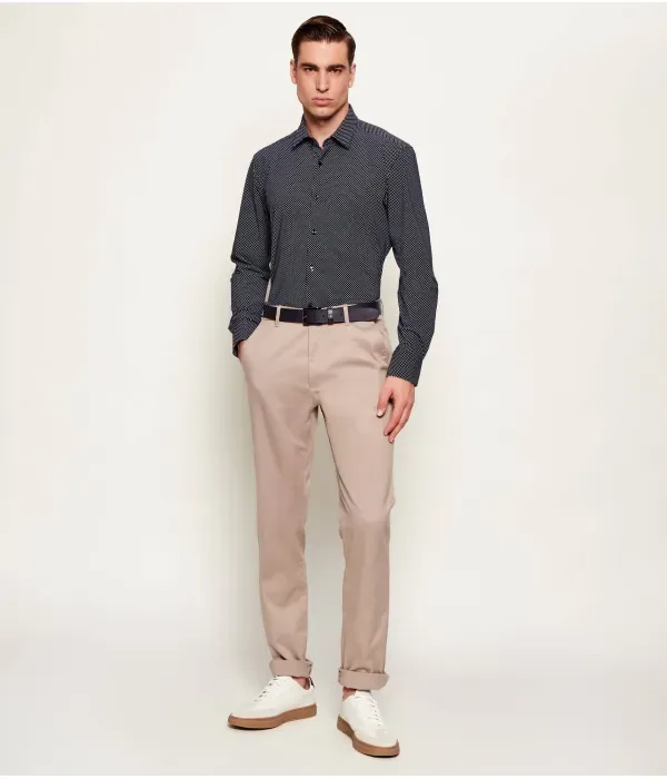 Футболка P-HANK-SK-261 custom slim fit Boss, темно-синий — фото 2