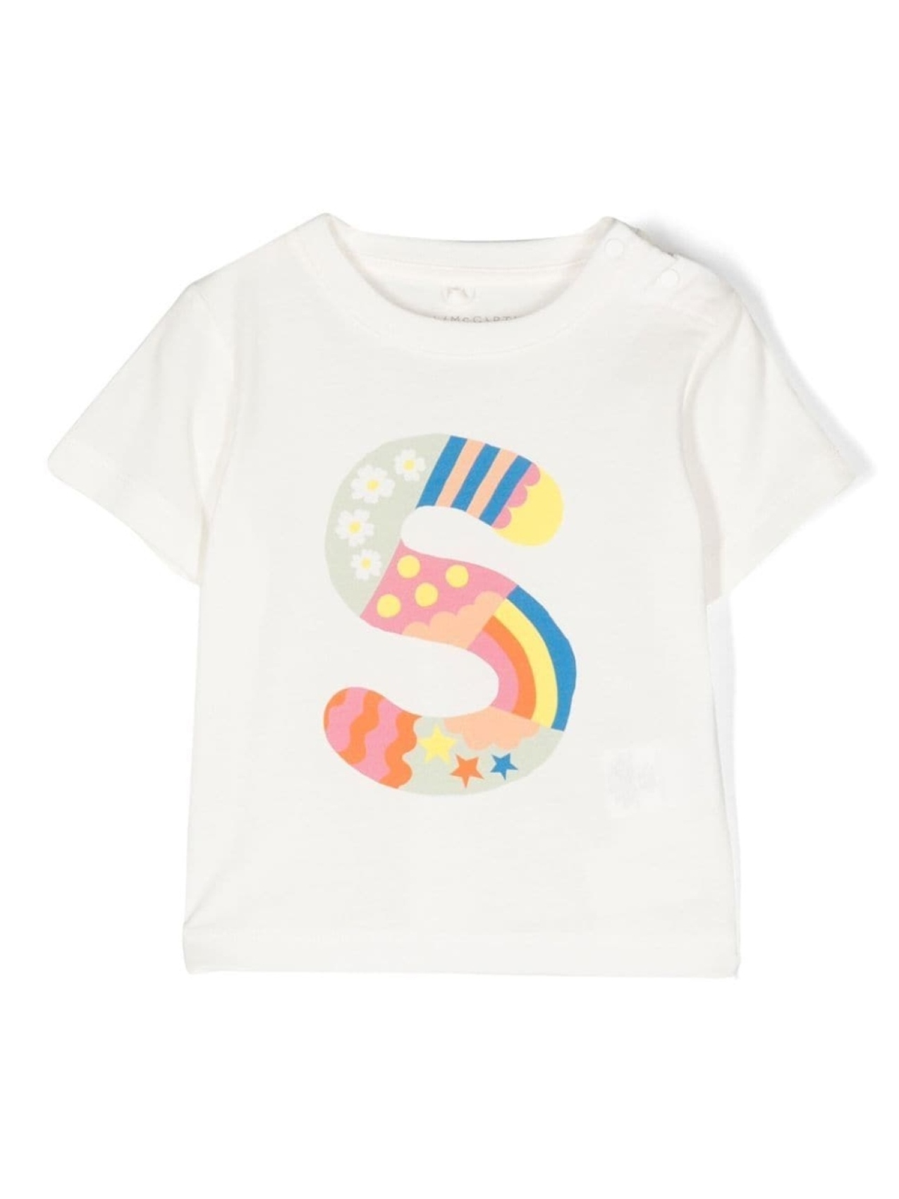 

Stella McCartney Kids футболка с графичным принтом, белый