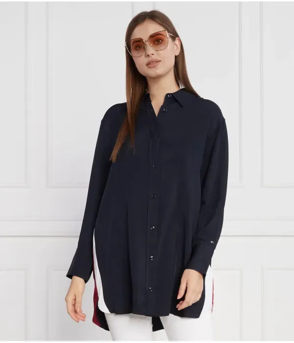 Платье PIECED GLB STP Tommy Hilfiger, темно-синий — фото 3