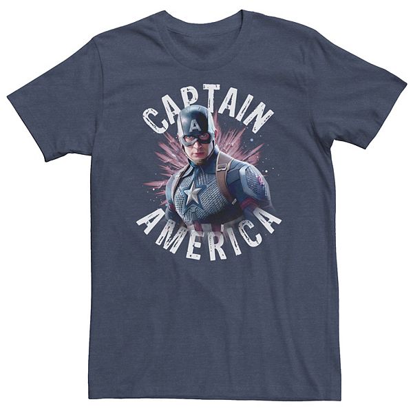 

Футболка с постером Captain America из фильма "Мстители: Финал" Big & Tall Marvel