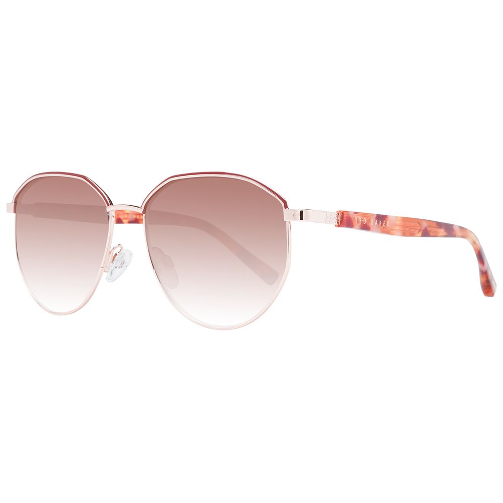 

Золотые женские солнцезащитные очки Ted Baker