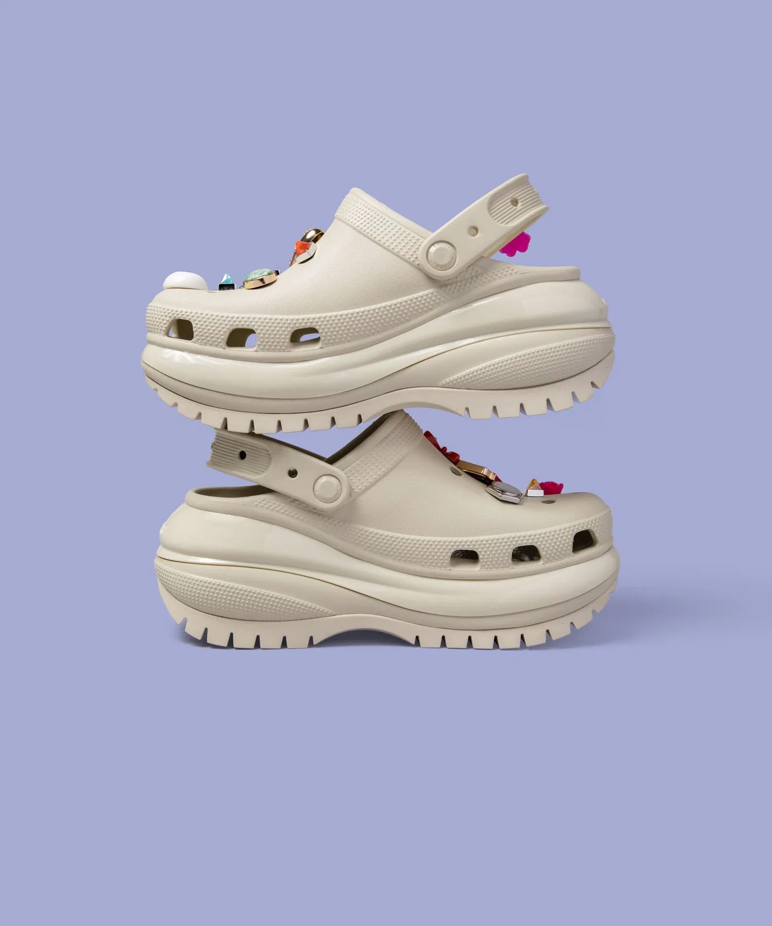 Унисекс кроксы crocs Mega Crush Clog с платформой — фото 3