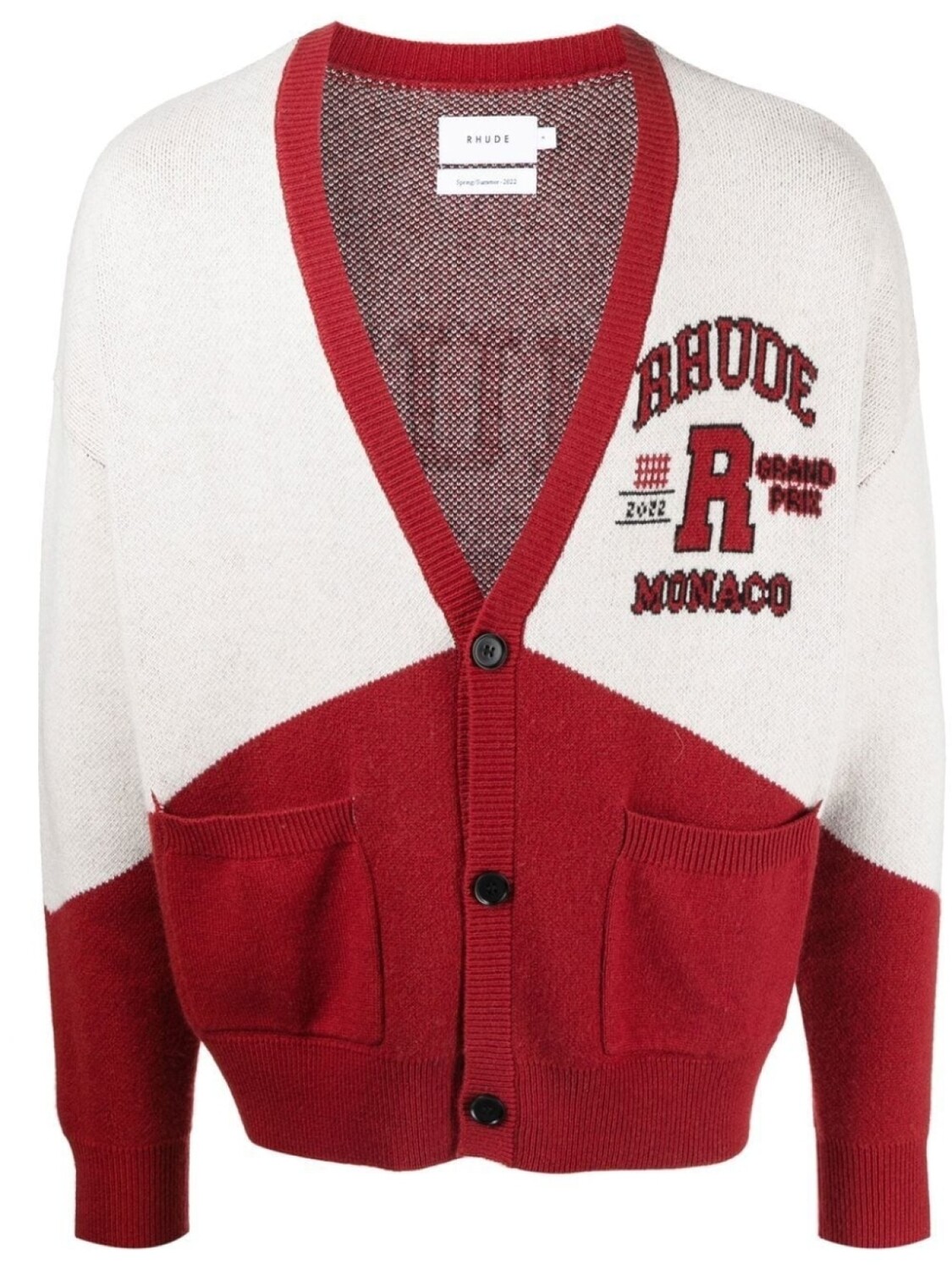 

RHUDE кардиган Grand Prix, красный