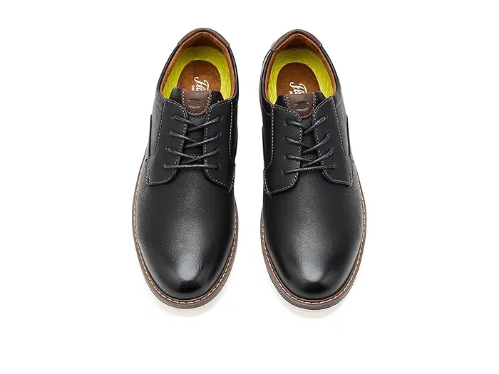 Оксфорды Norwalk Plain Toe Florsheim Kids, Black Crazy Horse — фото 3