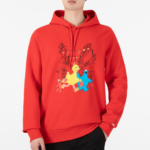 Толстовка Men's adidas Animal Printing Casual Sports Red, красный — фото 3