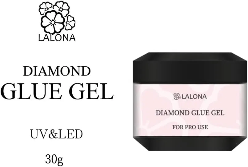 Гель для ногтей LALONA Diamond Glue Gel прозрачный 30 г — фото 2