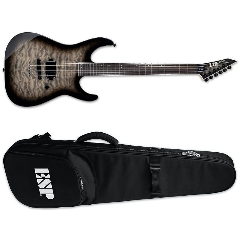

Электрогитара ESP LTD M-1001NT Electric Guitar QM Quilted Maple Charcoal Burst + ESP Gig Bag BRAND NEW M1001NT