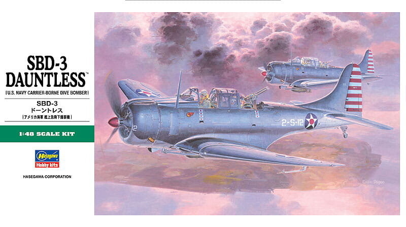 

Sbd-3 Dauntless 1:48 Hasegawa Jt19