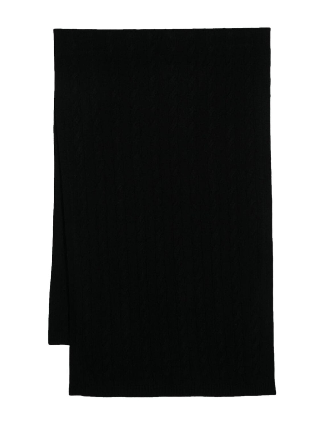 

Ralph Lauren Collection шарф фактурной вязки, черный