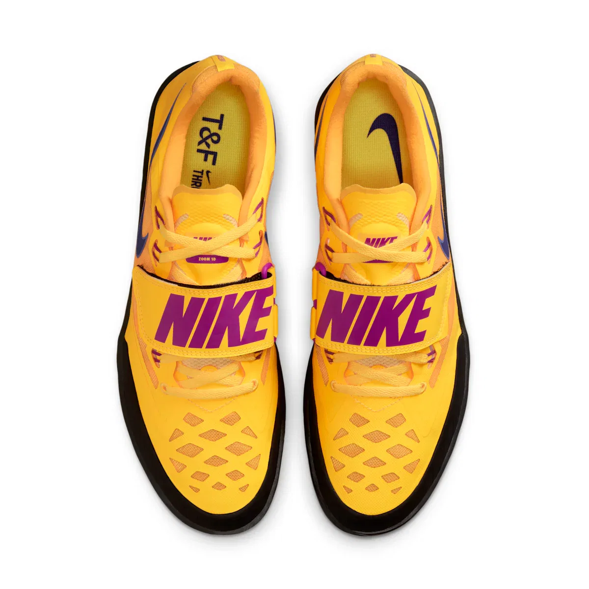 Мужские метательные кроссовки Zoom SD 4 для легкой атлетики Nike, желтый — фото 4