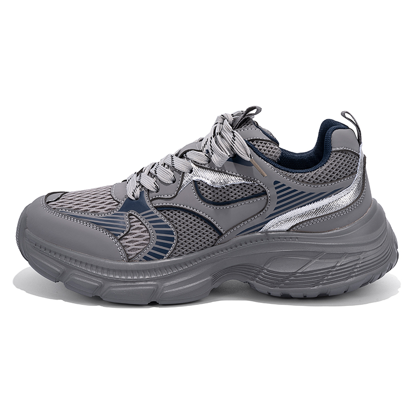

Кроссовки Anti Slip Wear Resistant Low Top Chunky Sneakers Men's Gray HUANQIU, Gray