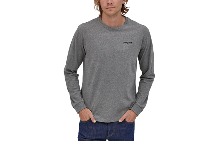 Футболка Patagonia Responsibili Tee, цвет Mixed Gravel/GLH — фото 4