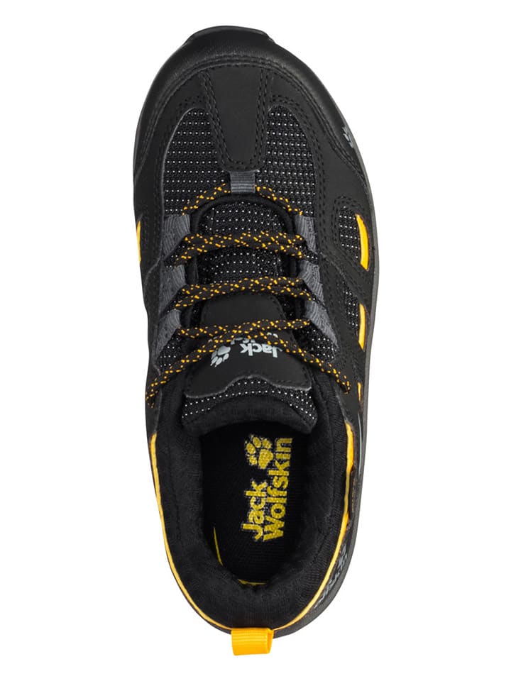 Jack Wolfskin Походные ботинки "VOJO TEXAPORE" в черно-антрацитово-желтом цвете — фото 3