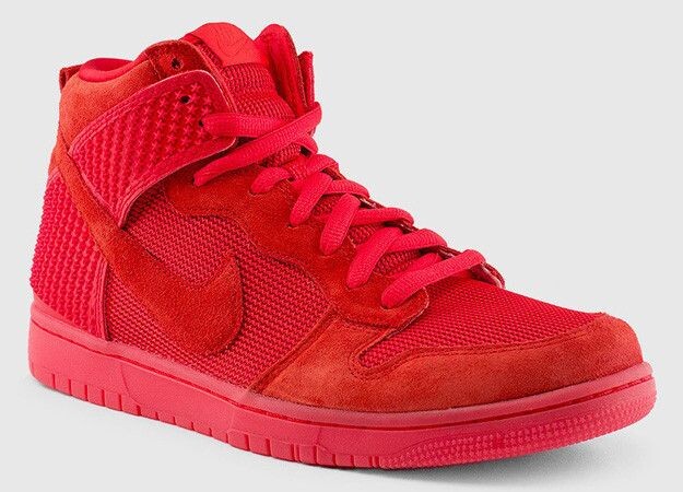 

Кроссовки Nike Dunk Hi CMFT Premium Red October, красный