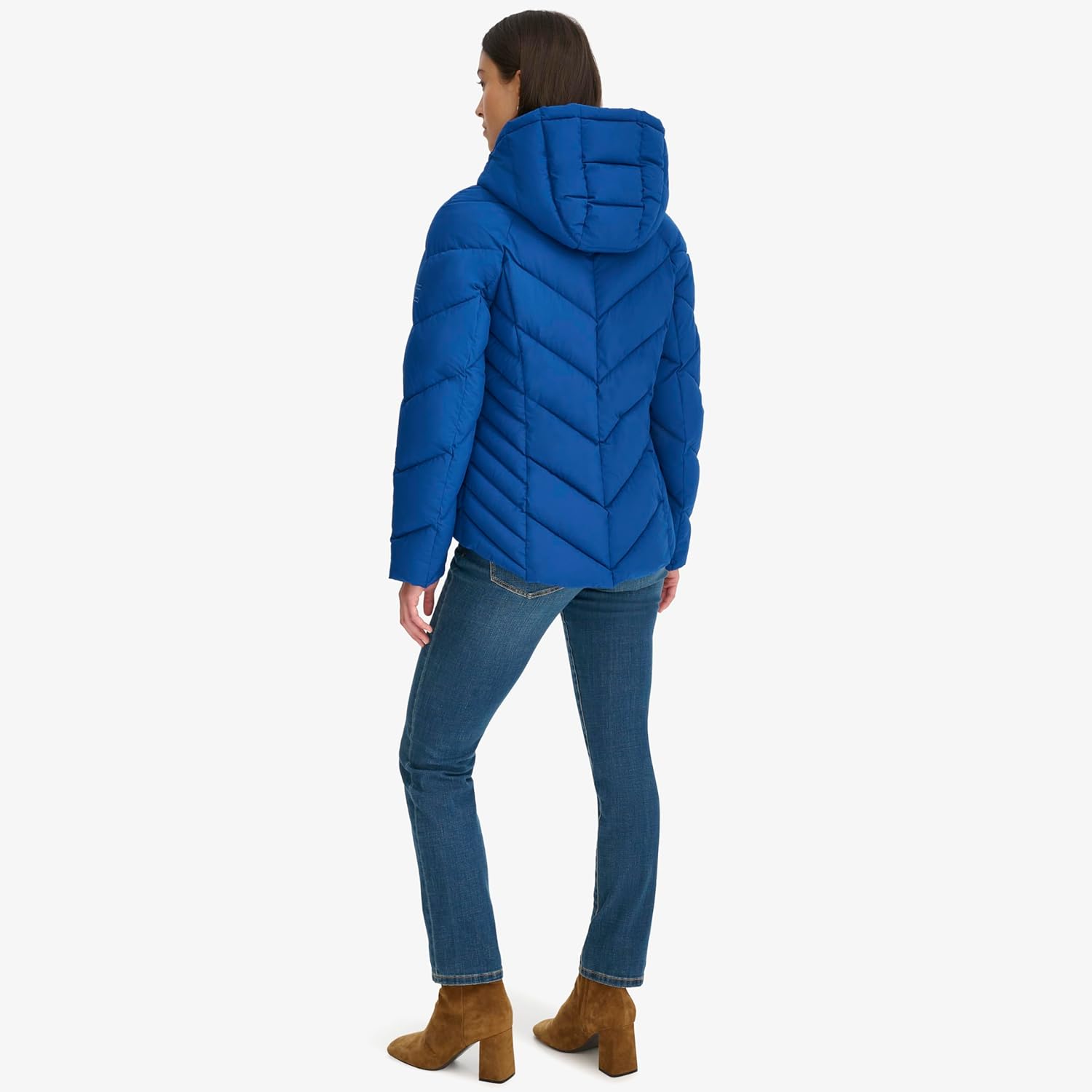 Женское легкое повседневное пальто Tommy Hilfiger с возможностью упаковки, Anchor — фото 3