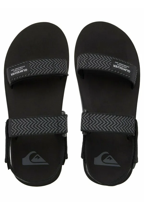 Сандалии в виде клетки для обезьян Quiksilver, Black/Grey/Black — фото 3