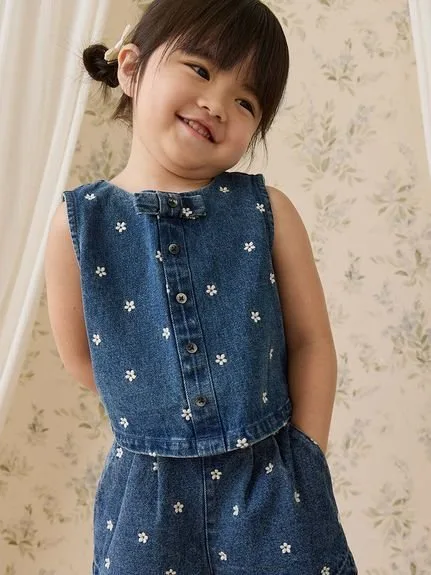 Джинсовый топ Josie с цветочным принтом Jamie Kay, BLU[086] — фото 3