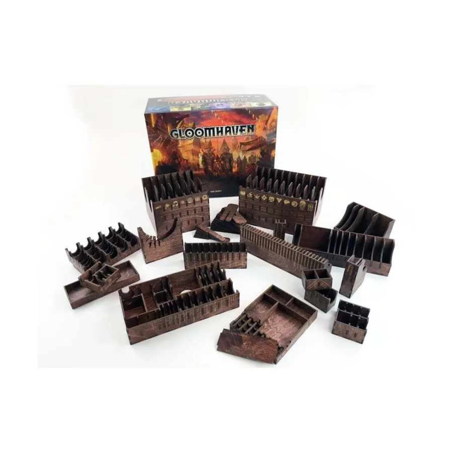 

Вставка для быстрого запуска Gloomhaven (черное дерево), Board Game Inserts (Daedalus Productions)