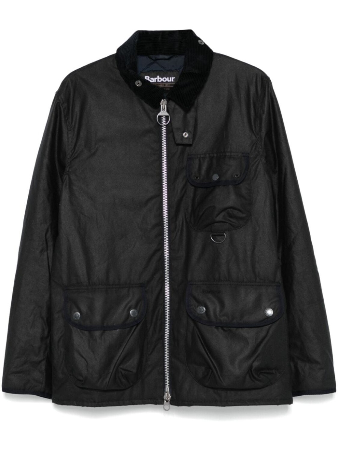 

Куртка Angler Waxed Barbour, синий