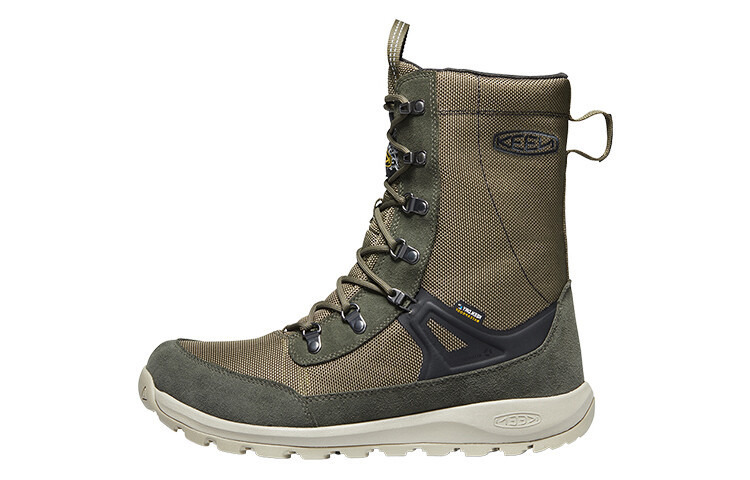 

Glieser Высокие уличные ботинки мужские зеленые Keen