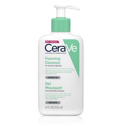 

Очищающий гель-пенка Cerave Cleansing Foaming Gel For Normal To Oily Skin - Foaming Cleanser