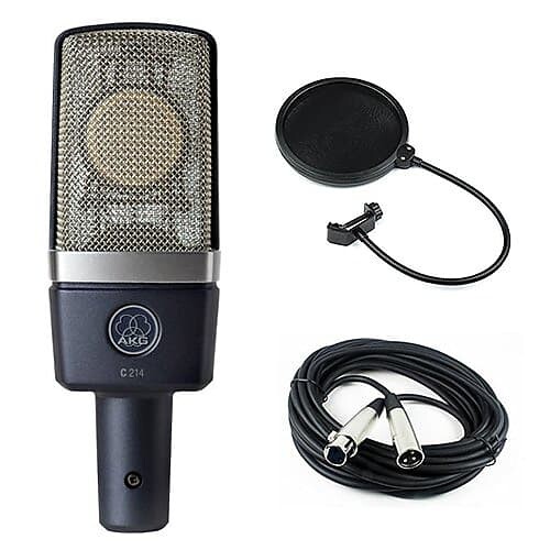 

Конденсаторный микрофон AKG C214 Large Diaphragm Cardioid Condenser Microphone