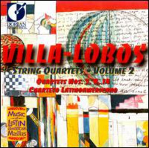 

CD диск Villa-Lobos / Cuarteto Latinoamericano: Vol. 2-QT STR 3/8/14