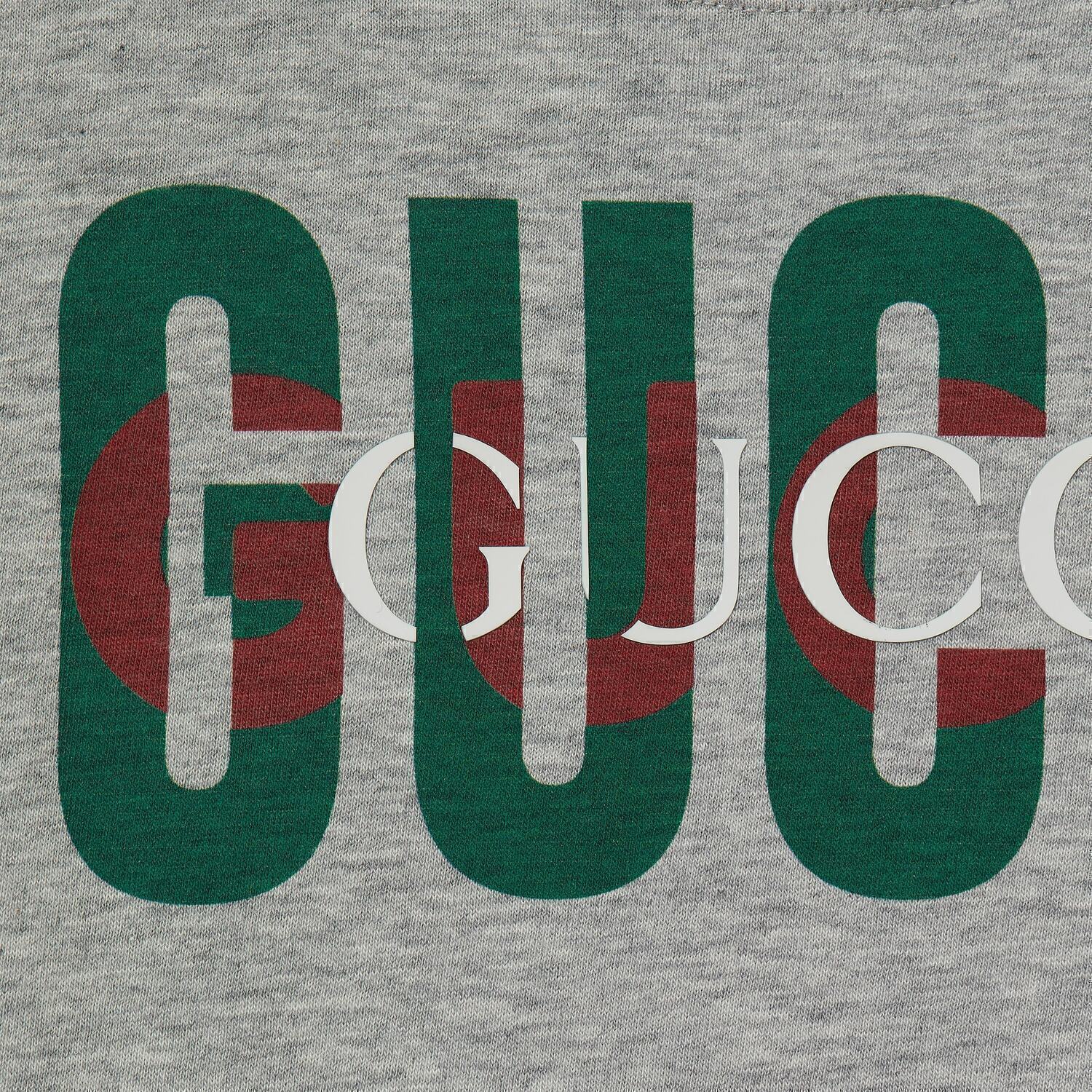 Футболка SS25 светло-серая детская GUCCI — фото 4