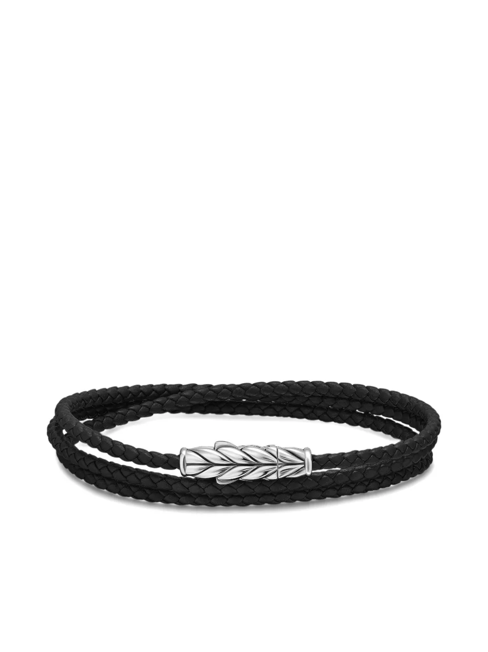 

Серебряный браслет Chevron Triple David Yurman, серебяный
