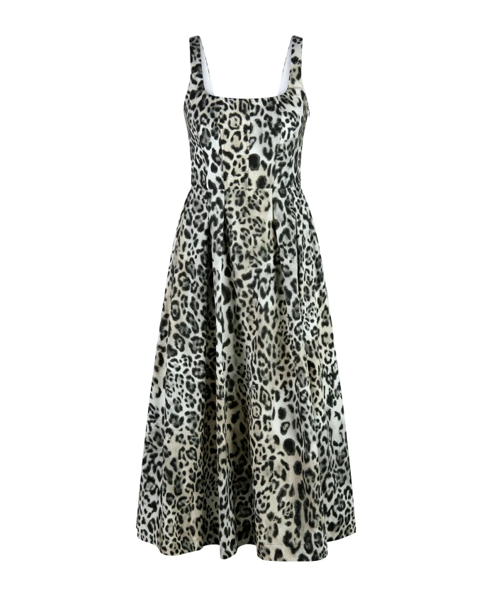 

Платье миди с леопардовым принтом Riani, мультиколор