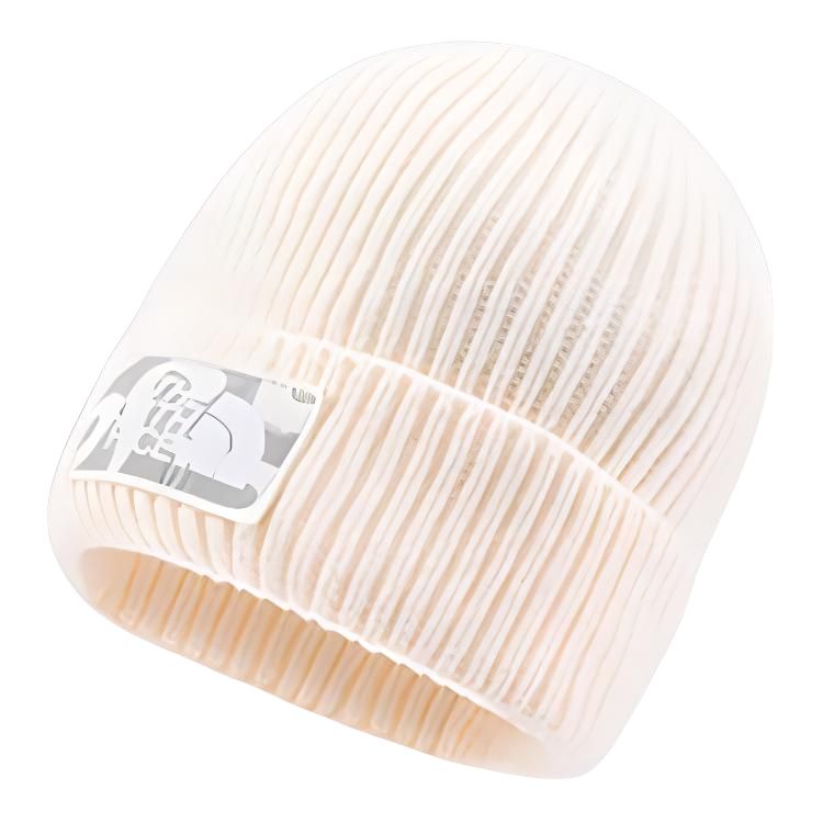 

THE NORTH FACE Вязаная шапка унисекс бело-черная, White