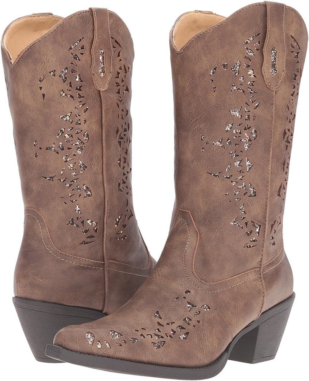 

Ковбойские сапоги Alisa Roper, цвет Brown Faux Leather