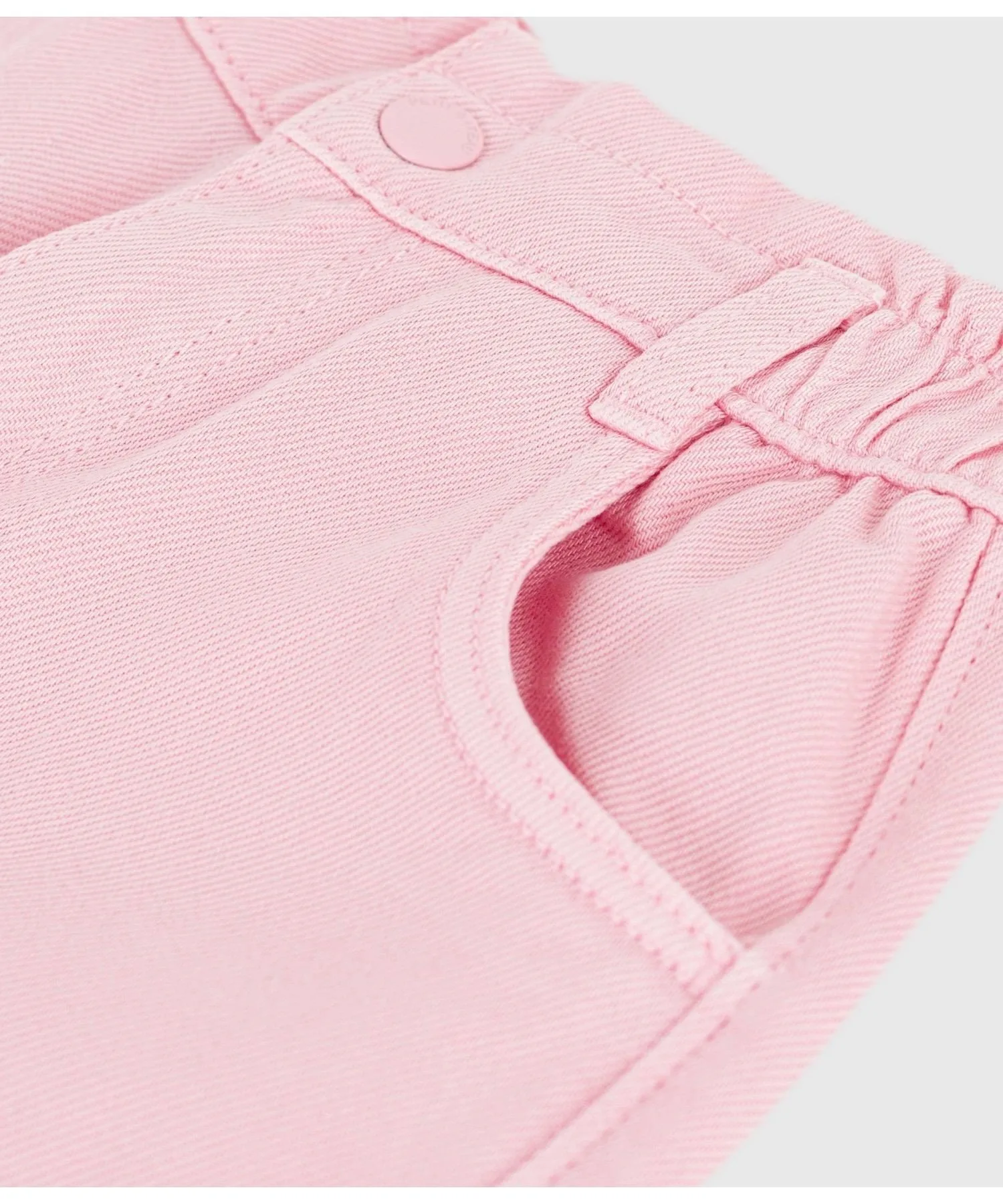 Хлопковые брюки из лиоцелла PETIT BATEAU, Light Pink — фото 4