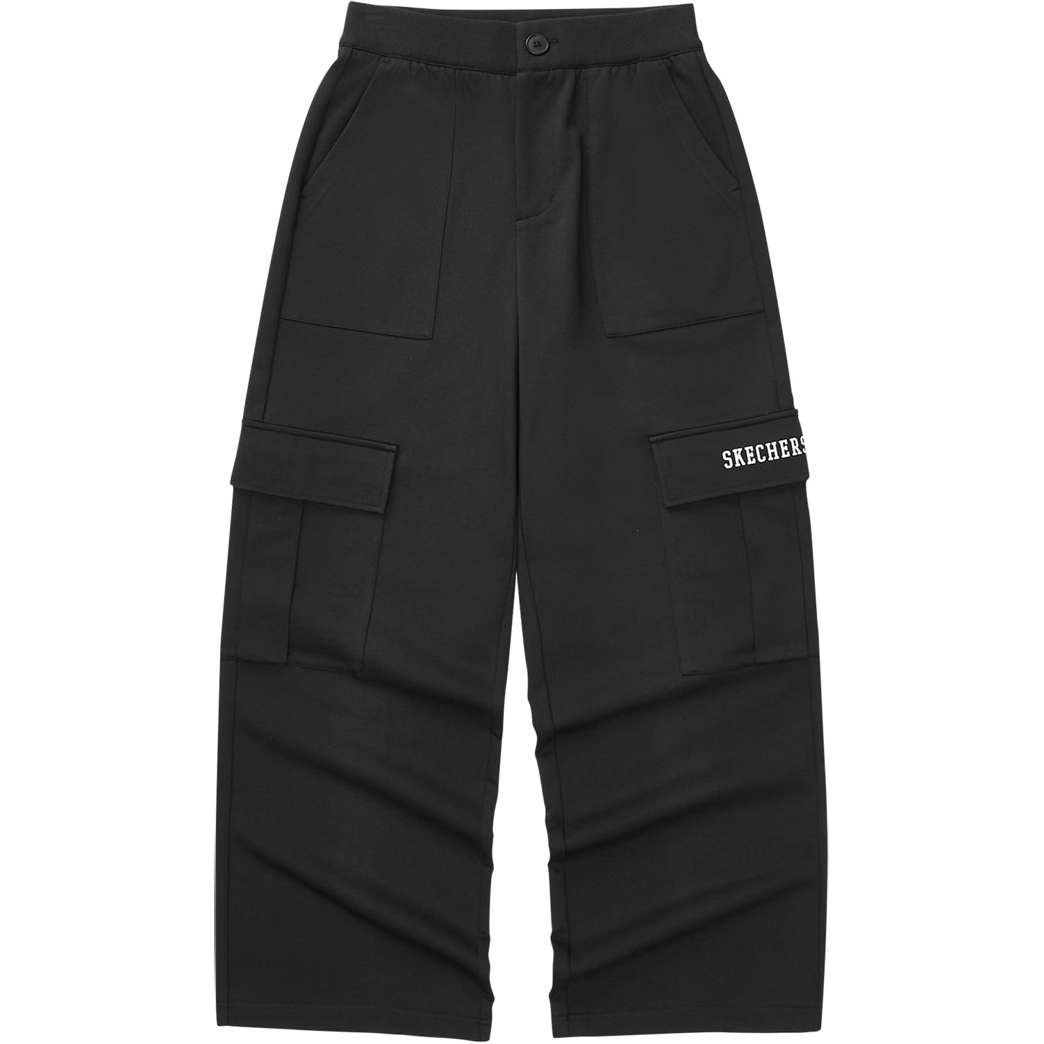 

Свободные карго-штаны женские черные Skechers