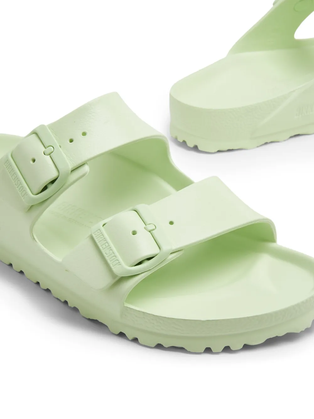 Сандалии Arizona с открытым носком BIRKENSTOCK, зеленый — фото 4